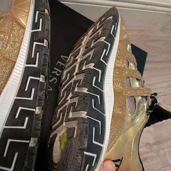 designer LIMITED EDITION VERSACE Trigreca Glitter sneaker
